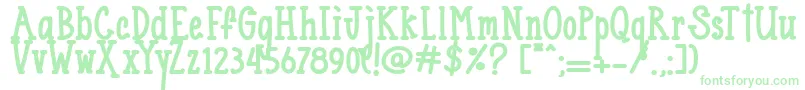 Weitere Informationen zur Blueno Chocolate -Schriftart Blueno Chocolate -Schriftart – Grüne Schriften auf weißem Hintergrund