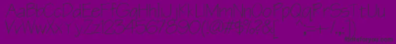 Więcej informacji o czcionce Blueprint Czcionka Blueprint – czarne czcionki na fioletowym tle