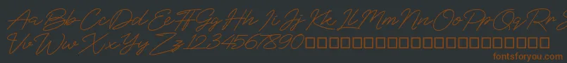 Lisätietoja BlueSign-fontista BlueSign-fontti – ruskeat fontit mustalla taustalla