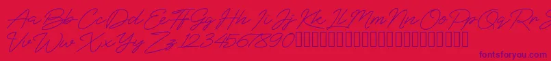 Lisätietoja BlueSign-fontista BlueSign-fontti – violetit fontit punaisella taustalla