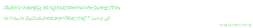 BlueSilky Font – Green Fonts