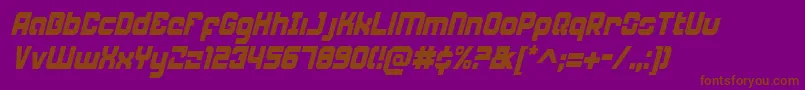 More about WeaponeerCondensedItalic Font WeaponeerCondensedItalic Font – Brown Fonts on Purple Background
