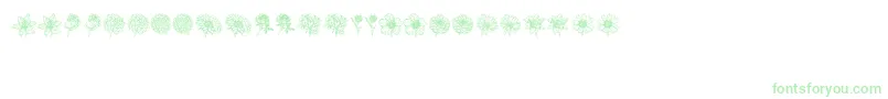 Police Blumen – polices vertes