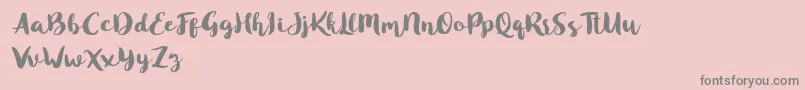 Подробнее о шрифте Blusty Script Free Шрифт Blusty Script Free – серые шрифты на розовом фоне
