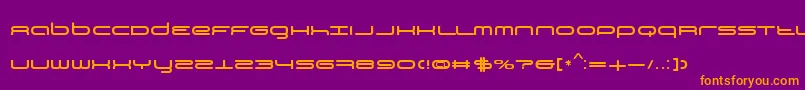 BN 3rd Place Font – Orange Fonts on Purple Background