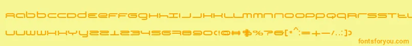 BN 3rd Place Font – Orange Fonts on Yellow Background