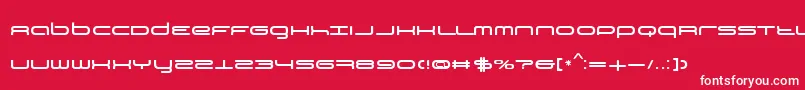 フォントBN 3rd Place – 赤い背景に白い文字