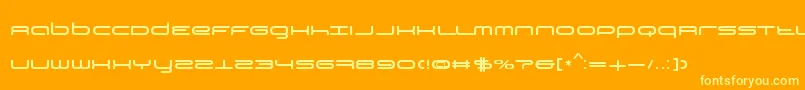 BN 3rd Place Font – Yellow Fonts on Orange Background