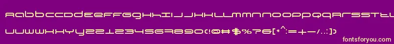 BN 3rd Place Font – Yellow Fonts on Purple Background
