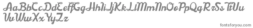 Boardley Demo Font – Gray Fonts on White Background