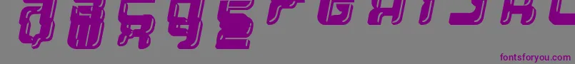 Шрифт YumYum – фиолетовые шрифты на сером фоне