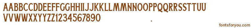 Fonte Boatman Regular Free For Personal Use – fontes marrons em um fundo branco
