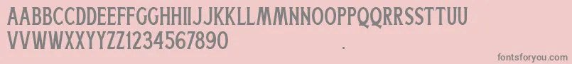 Weitere Informationen zur Boatman Regular Free For Personal Use-Schriftart Boatman Regular Free For Personal Use-Schriftart – Graue Schriften auf rosa Hintergrund