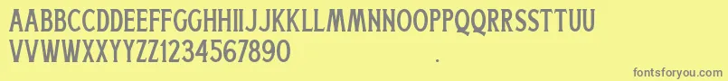 Подробнее о шрифте Boatman Regular Free For Personal Use Шрифт Boatman Regular Free For Personal Use – серые шрифты на жёлтом фоне
