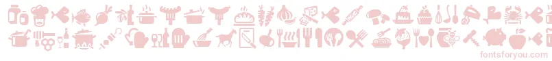 Шрифт Bocartes fritos – розовые шрифты
