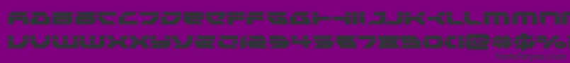 Royalsamurailaser Font – Black Fonts on Purple Background