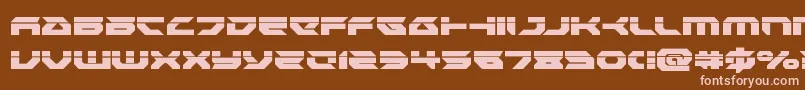 More about Royalsamurailaser Font Royalsamurailaser Font – Pink Fonts on Brown Background
