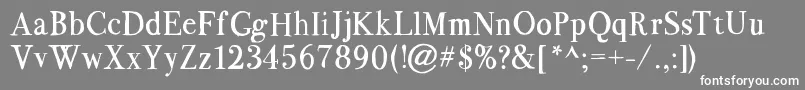 フォントBodoFlo 1 2   FREE FOR PERSONAL USE ONLY – 灰色の背景に白い文字