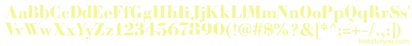 BodoniFragileSharp Font – Yellow Fonts