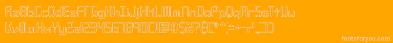 Compc2o Font – Pink Fonts on Orange Background