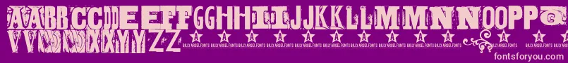 BODYH    Font – Pink Fonts on Purple Background