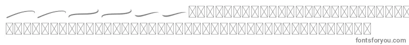 フォントBodytrack Swashes – 白い背景に灰色の文字