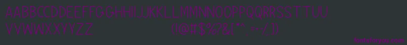Bogwood   Free For Personal Use Font – Purple Fonts on Black Background