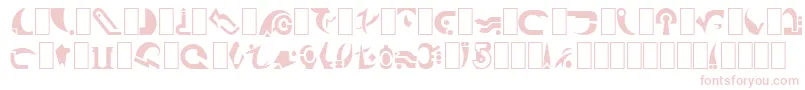 Babcent Font – Pink Fonts on White Background