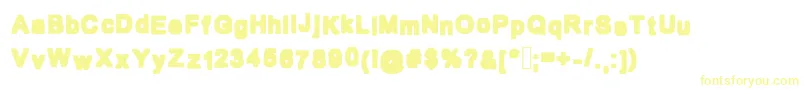 Bold Box Font – Yellow Fonts