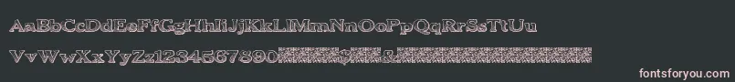 BoldDrink Font – Pink Fonts on Black Background