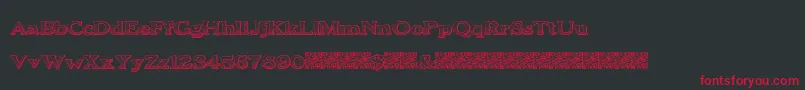 BoldDrink Font – Red Fonts on Black Background