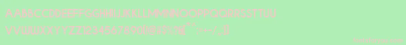 BOLDE Font – Pink Fonts on Green Background