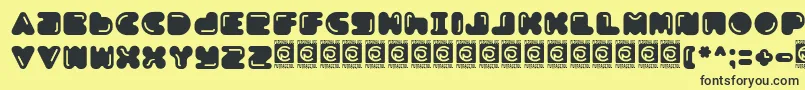 More about Boldest Free Font Boldest Free Font – Black Fonts on Yellow Background