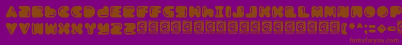 More about Boldest Free Font Boldest Free Font – Brown Fonts on Purple Background