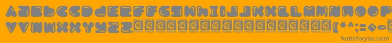 More about Boldest Free Font Boldest Free Font – Gray Fonts on Orange Background