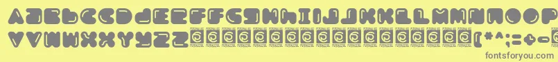 More about Boldest Free Font Boldest Free Font – Gray Fonts on Yellow Background