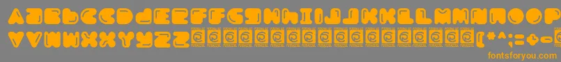 More about Boldest Free Font Boldest Free Font – Orange Fonts on Gray Background