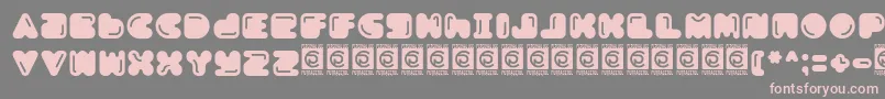More about Boldest Free Font Boldest Free Font – Pink Fonts on Gray Background