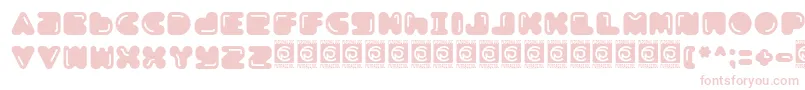 Boldest Free Font – Pink Fonts on White Background