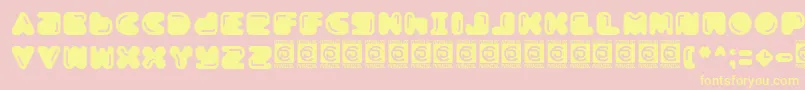 Подробнее о шрифте Boldest Free Шрифт Boldest Free – жёлтые шрифты на розовом фоне