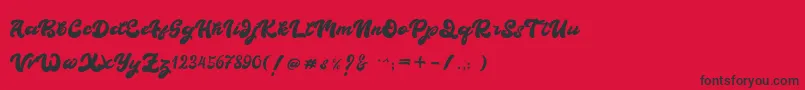 More about BOLDIE Font BOLDIE Font – Black Fonts on Red Background