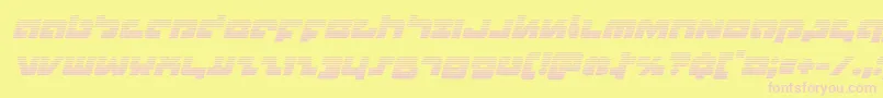 Boomstickgradital Font – Pink Fonts on Yellow Background