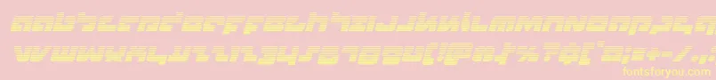 Boomstickgradital Font – Yellow Fonts on Pink Background