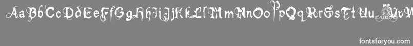 Шрифт bolt cutter light – белые шрифты на сером фоне