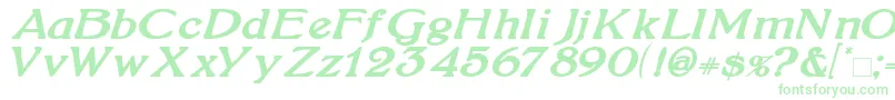 BoltonBoldItalic Font – Green Fonts