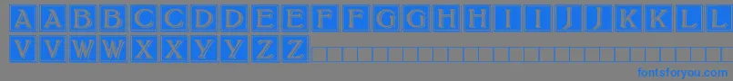 fuente BoltonDropCaps – Fuentes Azules Sobre Fondo Gris