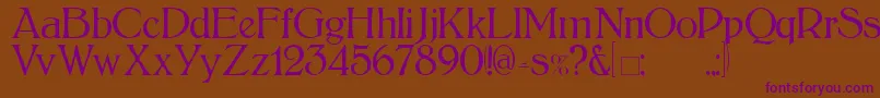 More about BoltonLight Font BoltonLight Font – Purple Fonts on Brown Background