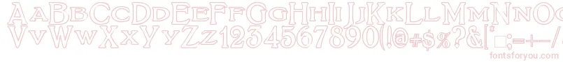 BoltonTitlingOutline Font – Pink Fonts