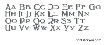 Review of the BoltonTitlingShadowed Font