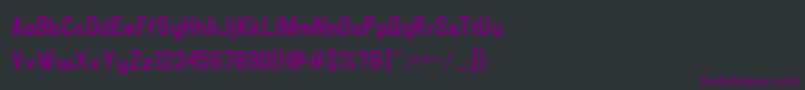 Fonte BOLР’D – fontes roxas em um fundo preto